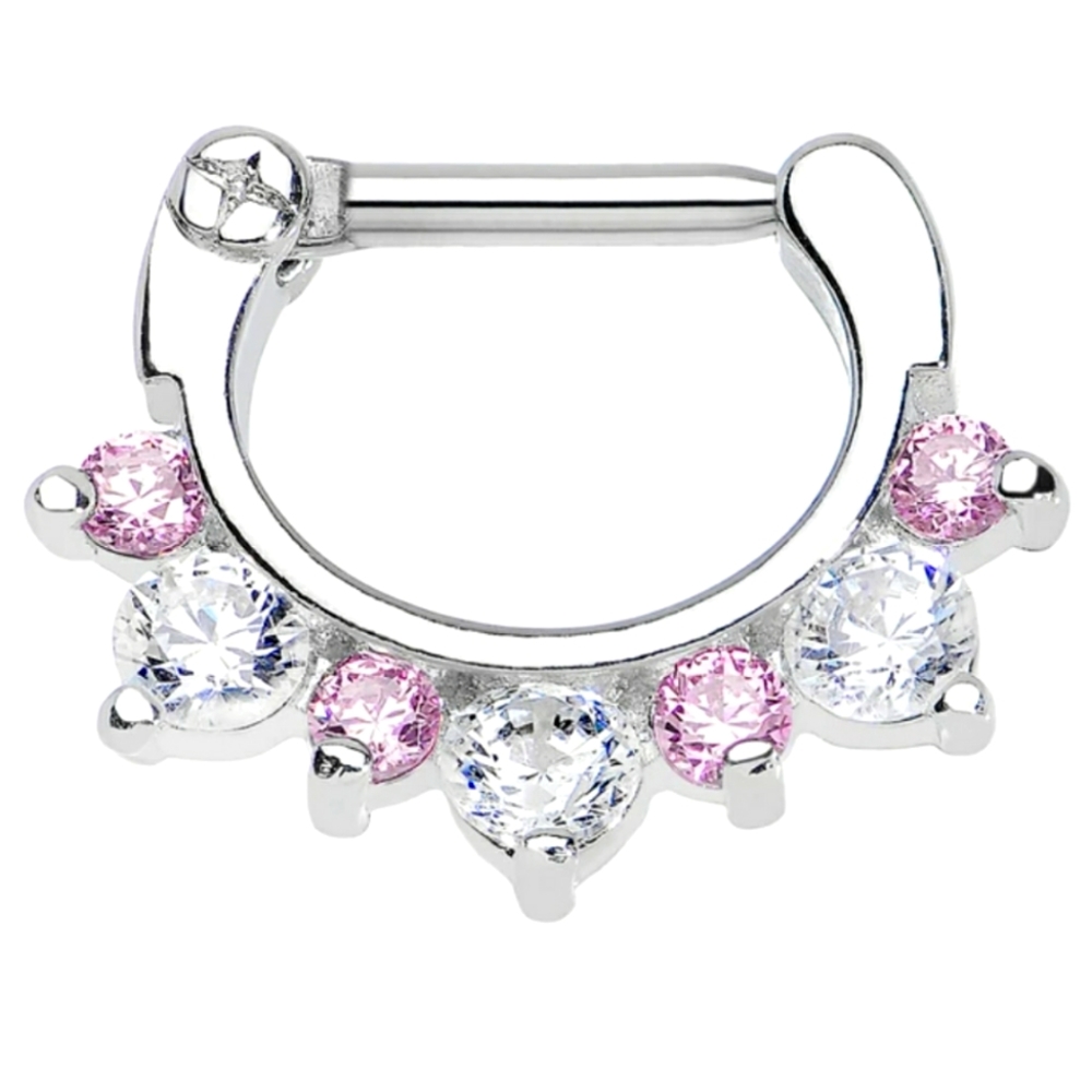 Septum Clicker (Pink&White)